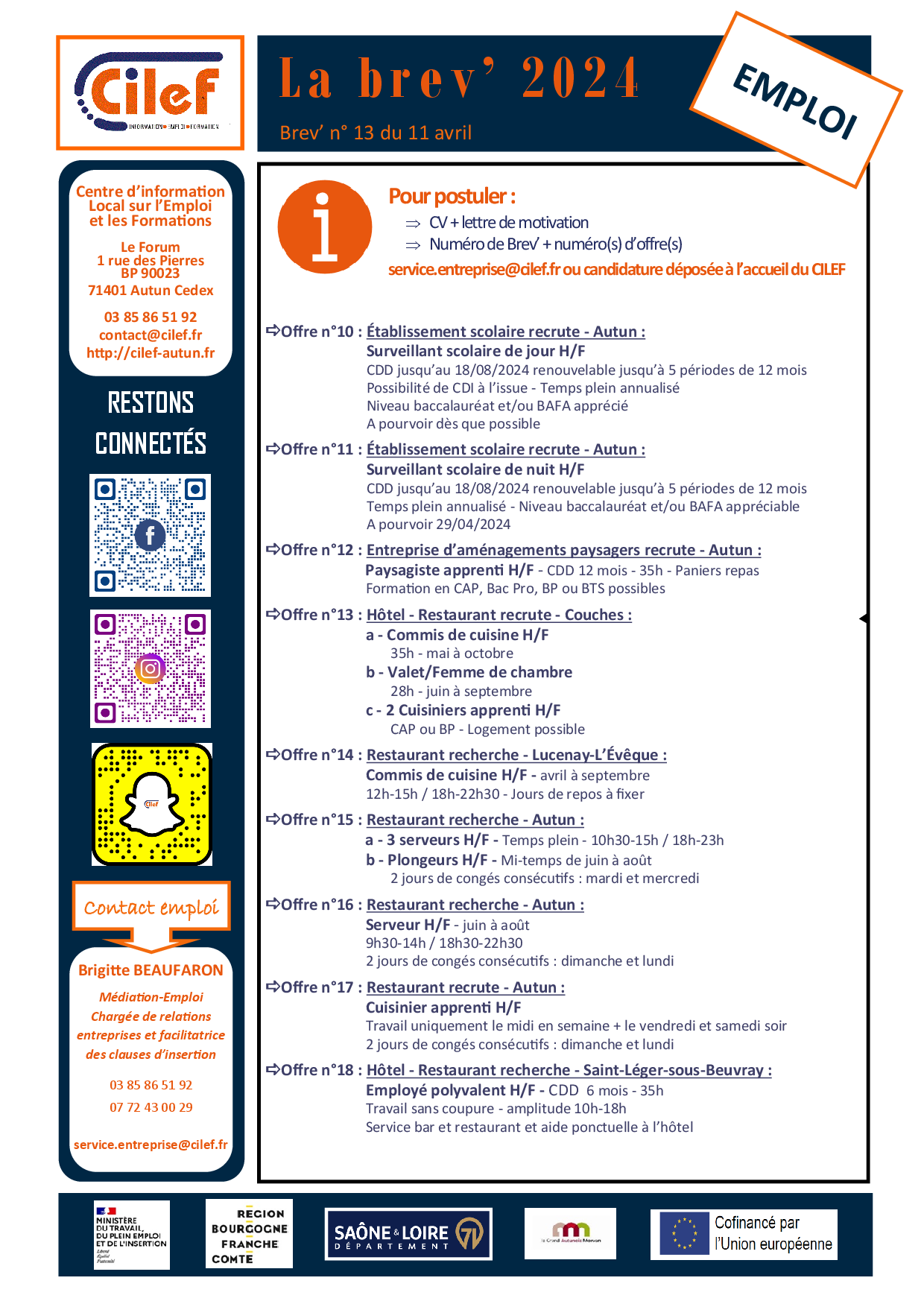 brev'emploi 13