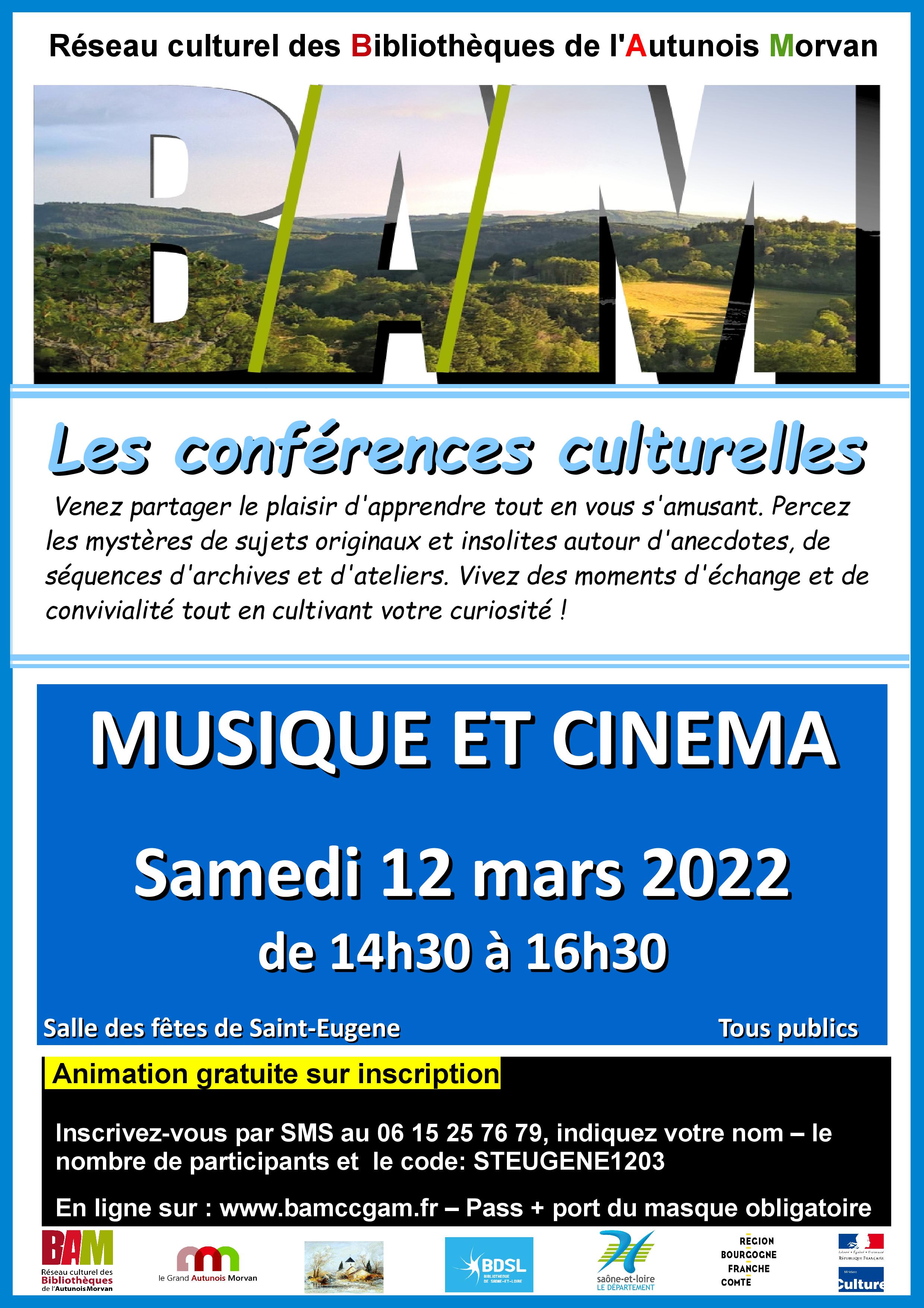 Les conférences culturelles-musique et cinéma