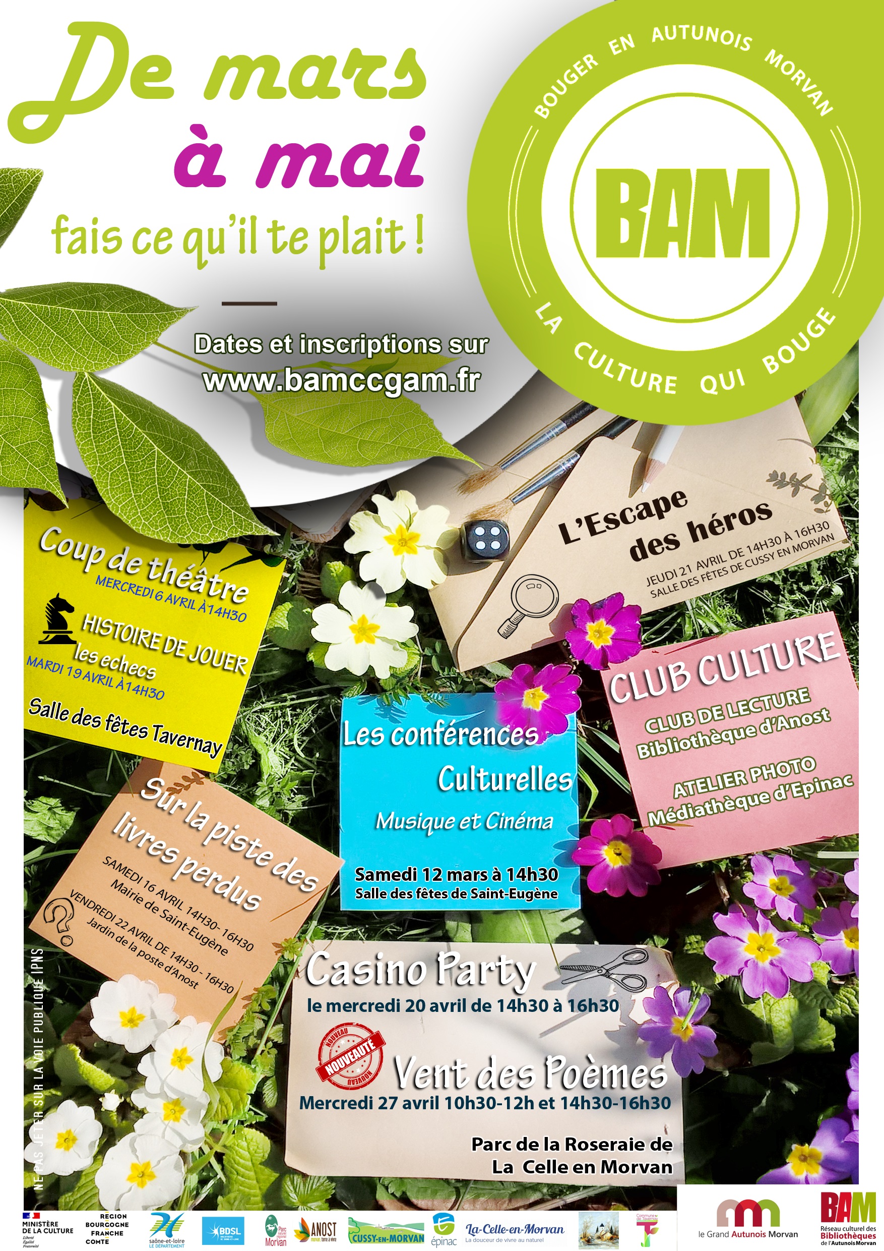 Affiche printemps BAM