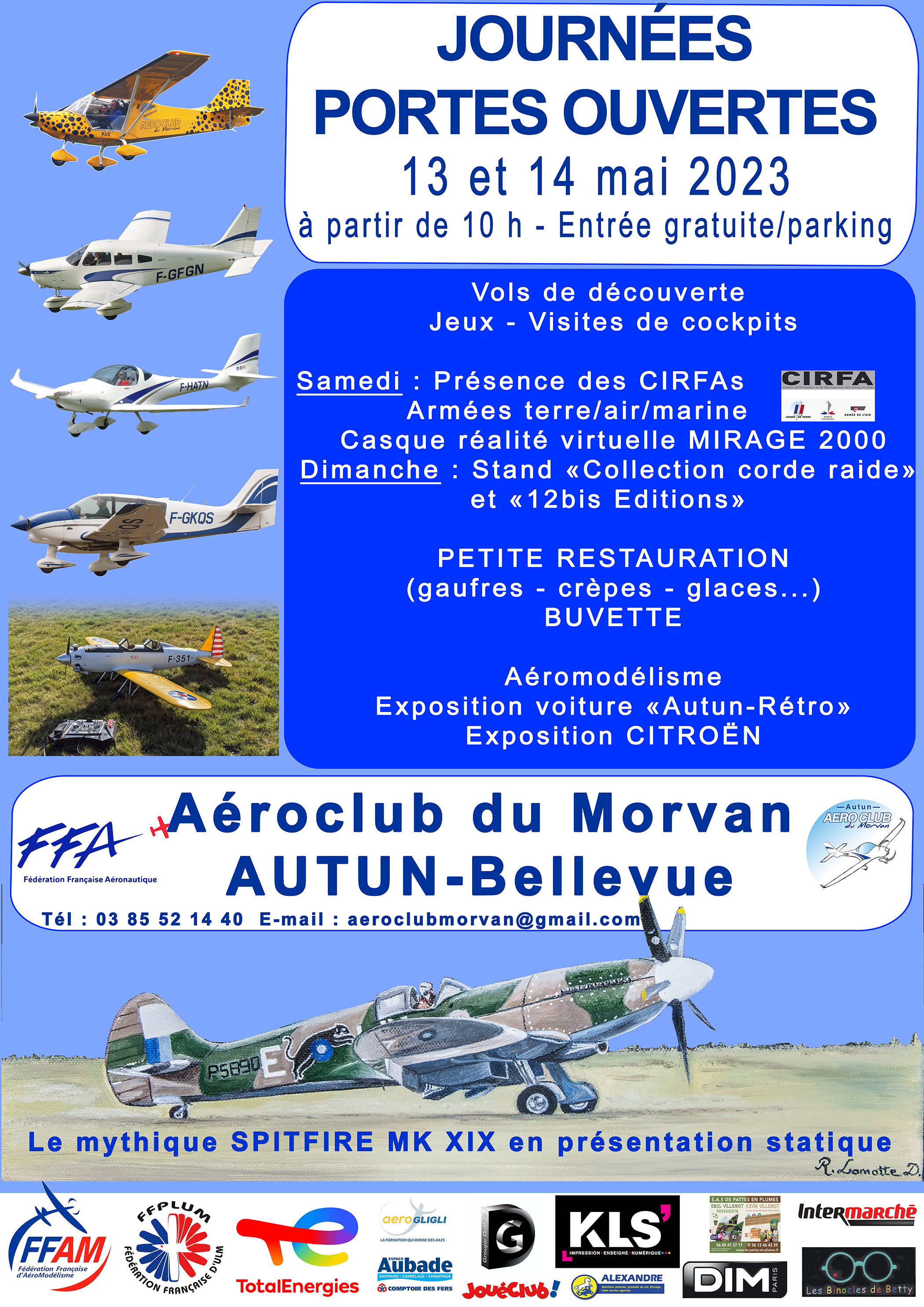  Journées Portes Ouvertes de l'Aéroclub du Morvan