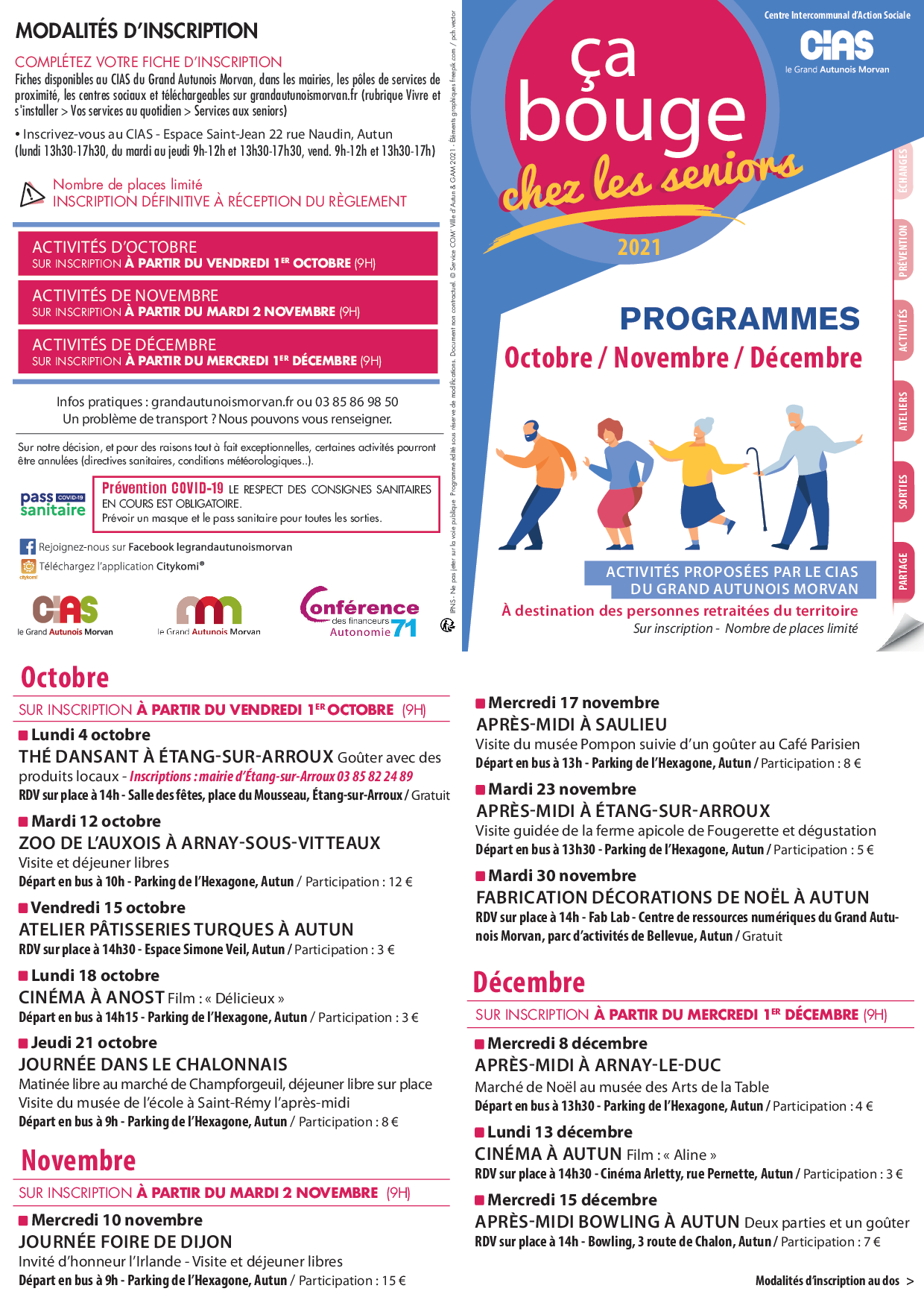 programme ça bouge chez les seniors oct-nov-déc 2021