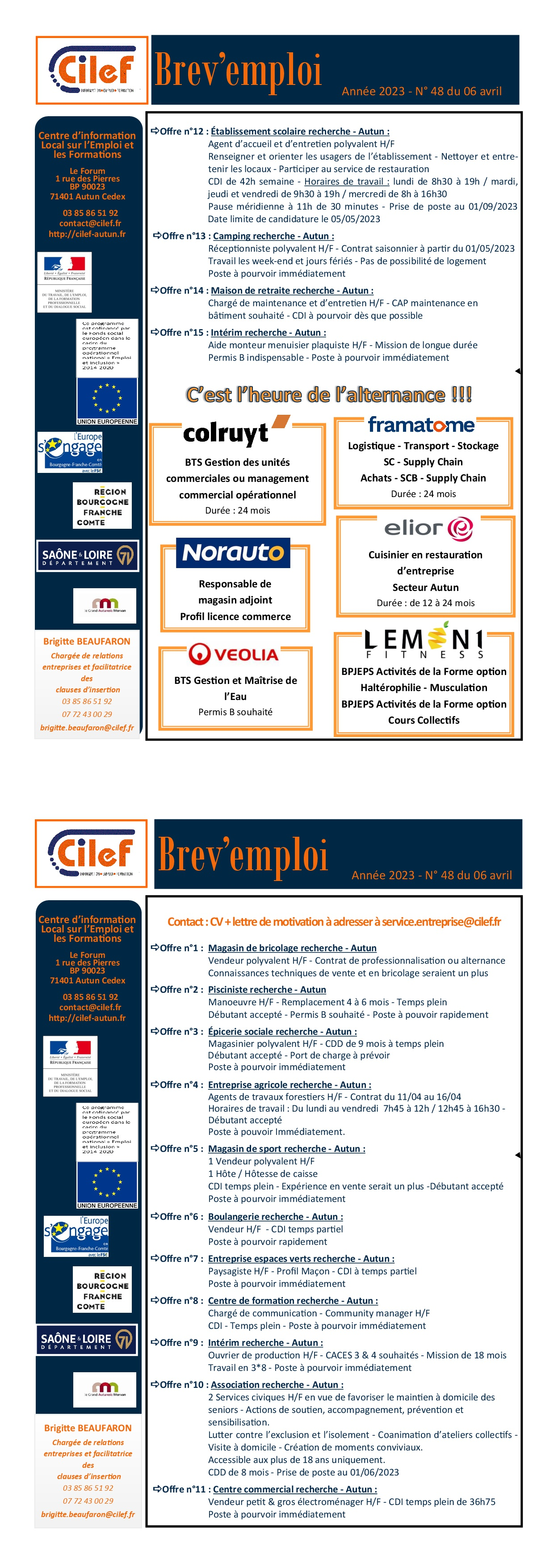 brev'emploi 48