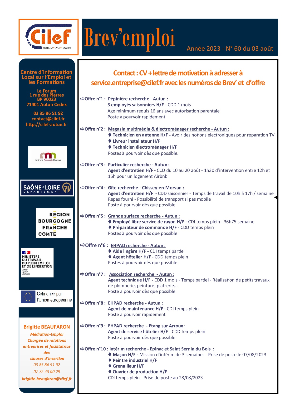 Brev'emploi 60