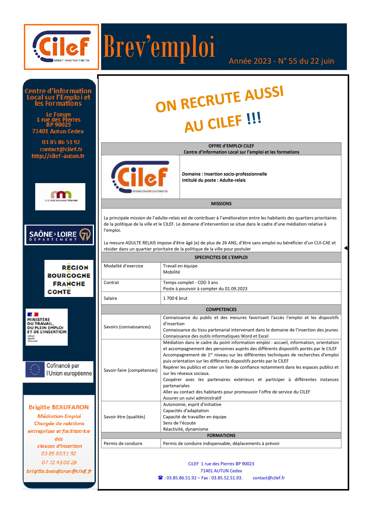 Brèv'emploi 55