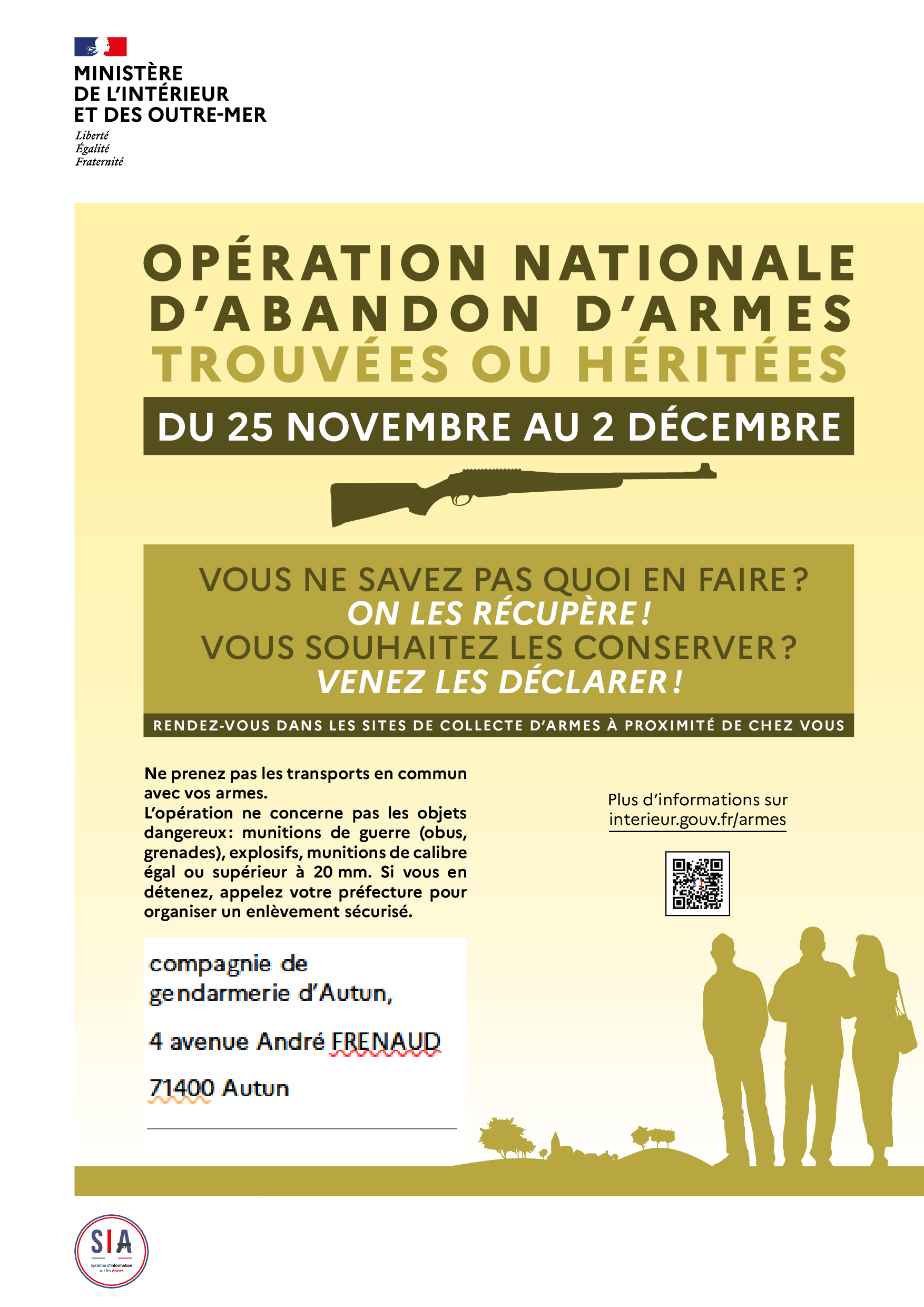 opération nationale d'abandon d'armes